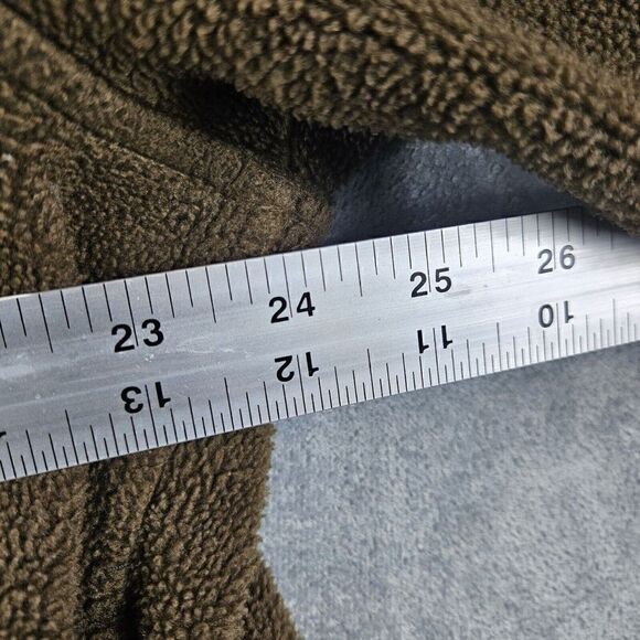Woolrich Jacket Mens XL Brown Outdoor Fleece Full Zip - Picture 5 of 9